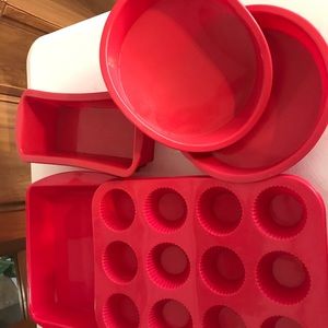 5 piece silicone baking set